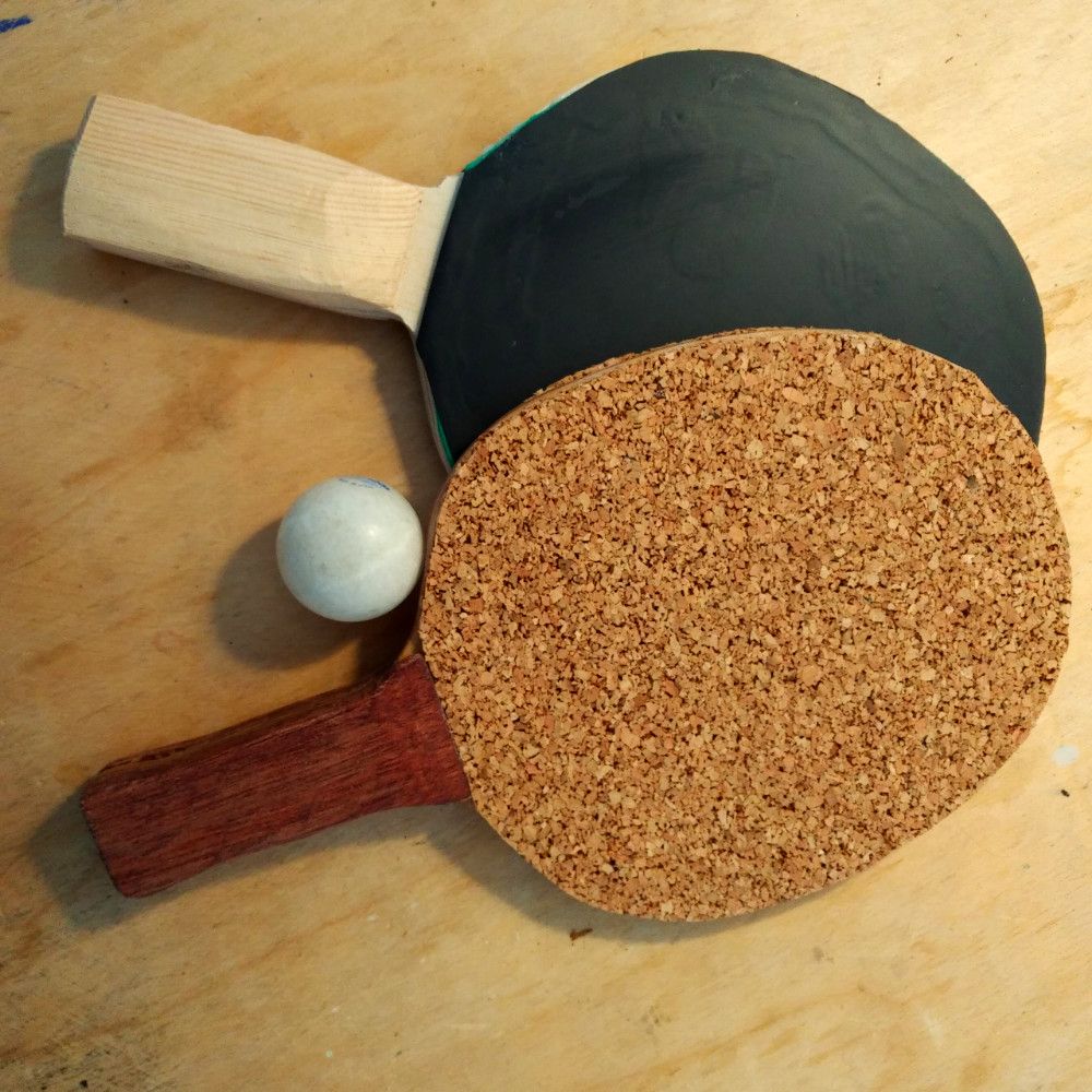 Build your own table tennis bat at the Werkkiste