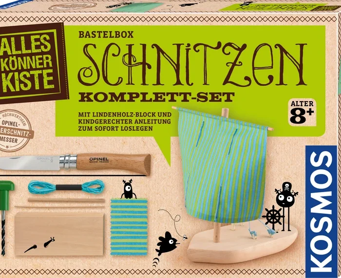 Bastelbox Schnitzen Komplett- Set